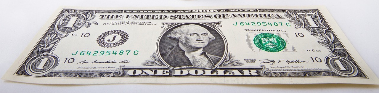 Decorative image of a dollar bill